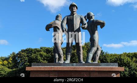 Piper Alpha Memorial, Aberdeen Foto Stock