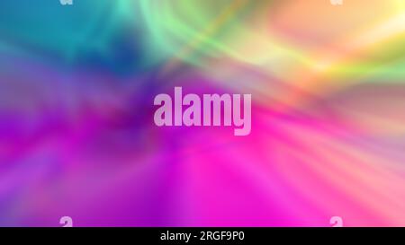 Sfondo astratto morbido, sfocato, luminoso e colorato. Sfondo multicolore dinamico e luminoso con spazio per la copia. Colori vivaci. Foto Stock