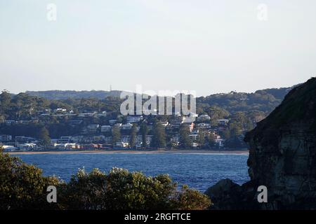 Una vista generale della spiaggia di Terrigal, Australia, vicino a dove si trova la squadra femminile dell'Inghilterra. Data foto: Mercoledì 9 agosto 2023. Foto Stock