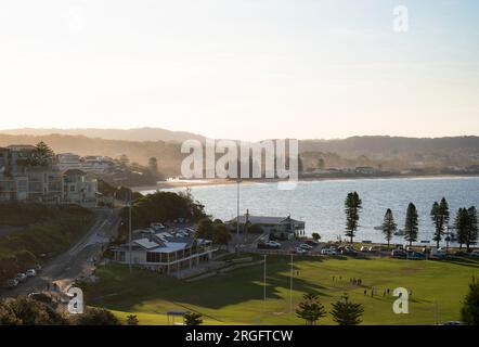 Una vista generale della spiaggia di Terrigal, Australia, vicino a dove si trova la squadra femminile dell'Inghilterra. Data foto: Mercoledì 9 agosto 2023. Foto Stock