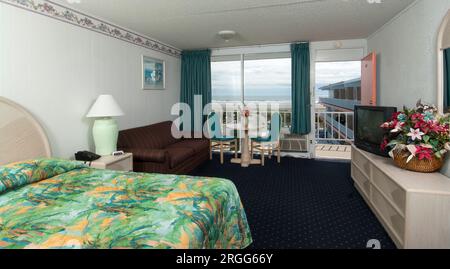 Olympic Motor Inn, Wildwood, New Jersey, Wildwood Motel on the Beach Foto Stock