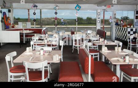 Olympic Motor Inn, Wildwood, New Jersey, Wildwood Motel on the Beach Foto Stock