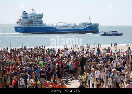 VLISSINGEN - visitatori durante l'evento di salvataggio Rescue Zeeland. L'evento è organizzato una volta ogni due anni per far conoscere al grande pubblico l'assistenza fornita, tra gli altri, dalla polizia e dal Ministero della difesa. ANP BAS CZERWINSKI paesi bassi OUT - belgio OUT Foto Stock