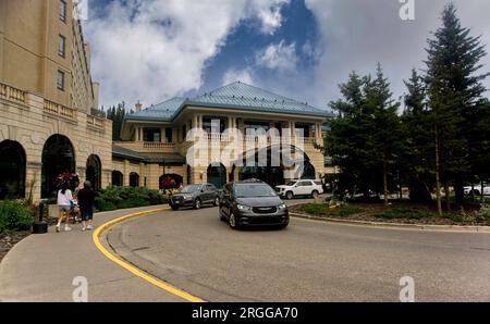 Fairmont Chateau Lake Louise Alberta Foto Stock