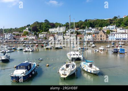 St Aubin's Harbour, St Aubin, St Brelade Parish, Jersey, Channel Islands Foto Stock