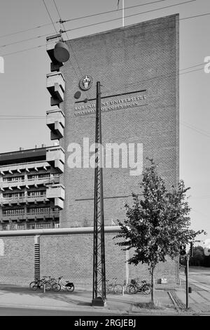 Il Panum Building, che ospita la Facoltà di salute e Scienze mediche dell'Università di Copenaghen; Copenaghen, Danimarca Foto Stock