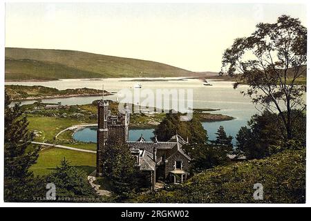 Stampe fotocromatiche vintage della Scozia Foto Stock