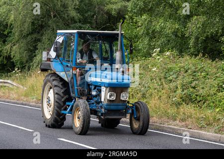 Macchine agricole a Copythorne, New Forest National Park, Hampshire, Inghilterra, Regno Unito Foto Stock