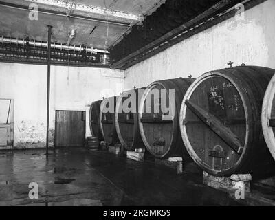 La foto mostra l'interno della Christian Heurich Brewing Company a Washington, D.C. ca. 1919 o 1920 Foto Stock