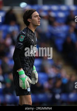 Peterborough, Regno Unito. 8 agosto 2023. Nicholas Bilokapic (PU) al Peterborough United contro Swindon Town EFL First Round South Match, al Weston Homes Stadium, Peterborough, Cambridgeshire, l'8 agosto 2023. Credito: Paul Marriott/Alamy Live News Foto Stock