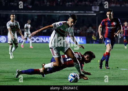 San Paolo, Brasile. 10 agosto 2023. Partita tra San Paolo e San Lorenzo per il turno 16 della Copa Sudamericana, all'Estadio Cicero Pompeu de Toledo, Morumbi, questo giovedì sera, 10. Adriana Spaca/SPP (Adriana Spaca/SPP) credito: SPP Sport Press Photo. /Alamy Live News Foto Stock