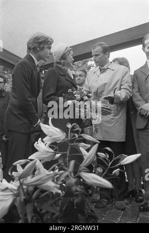 La principessa Gracia di Monaco celebra un giglio a Floriade, CA. Settembre 1972 Foto Stock