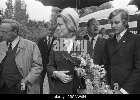 La principessa Gracia di Monaco celebra un giglio a Floriade, CA. Settembre 1972 Foto Stock