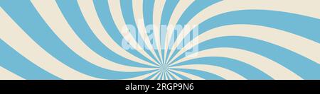 Flash di supereroi blu con luce solare e raggio, evocando lo stile manga e anime. Texture leggera Cartoon Hero con linee dinamiche. L'illustrazione del vettore piatto è Illustrazione Vettoriale