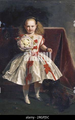 Principessa Beatrice (1857-1944) poi principessa Enrico di Battenberg 1860 di John Phillip Foto Stock