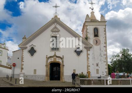 Chiesa di nostra Signora dell'assunzione ad alte, Loulé, Faro, Algarve, Portogallo, Europa Foto Stock