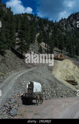 La mia abbandonata, Creede Colorado Foto Stock