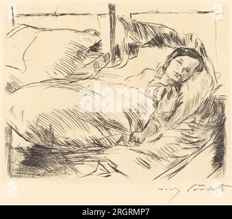The Sick Child (Das Kranke Kind) 1918 di Lovis Corinth Foto Stock