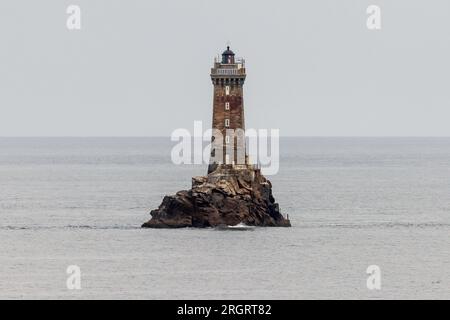 Faro la Vielle, Bretagna, Francia - luglio 2023 Foto Stock