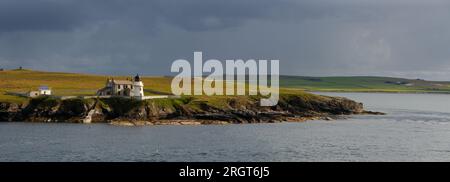 Orkney Inseln, Leuchtturm Foto Stock