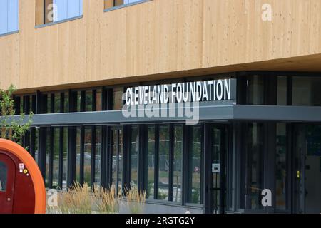 Edificio della Cleveland Foundation in Euclid avenue a Cleveland, Ohio Foto Stock