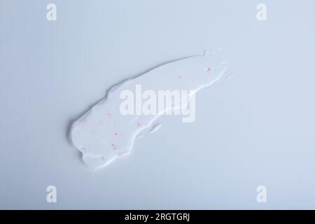 Goccia di gel su sfondo nero Foto Stock