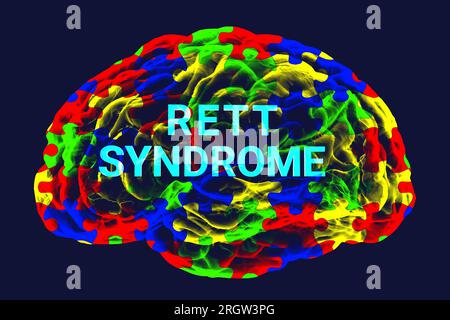 Sindrome di Rett, illustrazione concettuale Foto Stock