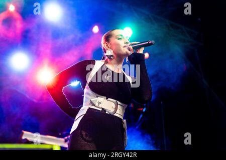 Milano 26 giugno 2023 Gaia, nata Gaia Gozzi, dal vivo al Circolo Magnolia Segrate Milano © Roberto Finizio / Alamy Foto Stock