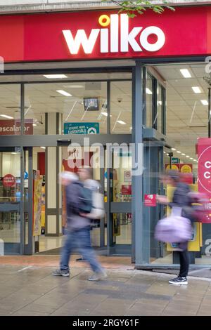 Il negozio Wilko a Broadmead Bristol. Uder minaccia di chiusura Foto Stock