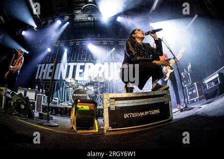 MILANO, ITALIA - 20 GIUGNO: Aimee Interrupter of the Interrupters si esibisce ad Alcatraz Milano il 20 giugno 2023 a Milano, Italia. (Foto di Roberto Finizio/NurPhoto) Foto Stock