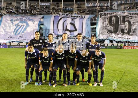 Avellaneda, Buenos Aires, Argentina. 6°. Ottobre 2013. Racing Club durante la partita con Atletico Rafaela. Credito: Fabideciria. Foto Stock