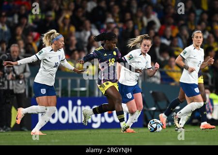 Sydney, Australia. 12 agosto 2023. L'incontro dei quarti di finale della Coppa del mondo femminile 2023 tra Inghilterra e Colombia all'Accor Stadium il 12,2023 agosto a Sydney，Australia. Crediti: Meng Gao/Alamy Live News Foto Stock