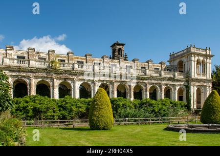 Trentham Hall presso Trentham Estate Gardens, Stoke-on-Trent, Staffordshire, Inghilterra Foto Stock