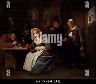 Un Country Inn intorno agli anni '1660 di Jan Steen Foto Stock