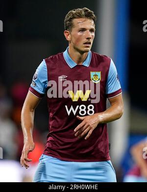 Burnley, Regno Unito. 11 agosto 2023. Durante la partita di Premier League a Turf Moor, Burnley. Il credito fotografico dovrebbe leggere: Andrew Yates/Sportimage Credit: Sportimage Ltd/Alamy Live News Foto Stock