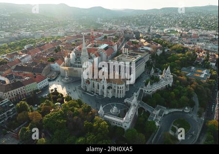 Vista aerea di Budapest Foto Stock