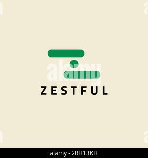 Un logo a lettere composto da due lunghe righe e una breve. Illustrazione Vettoriale