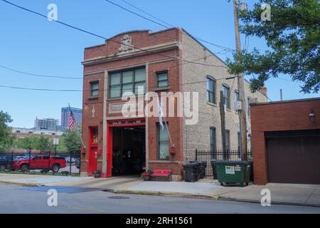 Chicago Fire Department Engine 103 Firehouse. Foto Stock