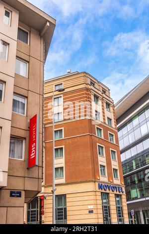 Hotel IBIS e Novotel nel centro città - Bruxelles, Belgio. Foto Stock