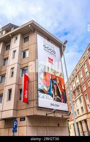 Hotel IBIS nel centro città - Bruxelles, Belgio. Foto Stock
