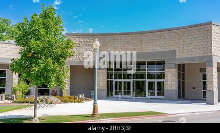 Ingresso al Museo statale dell'Idaho a Boise, Idaho Foto Stock