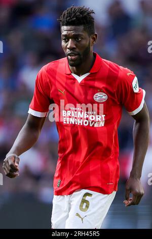 EINDHOVEN, PAESI BASSI - 12 AGOSTO: Ibrahim Sangare (PSV) durante la partita Eredivisie del PSV Eindhoven e dell'FC Utrecht allo stadio Philips il 12 agosto, Foto Stock