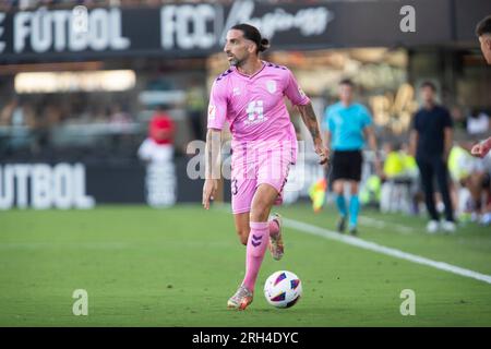 Cartagena, Murcia, Spagna. 13 agosto 2023. M. Mateu, 13 /08/2022, FC Cartagena vs CD Elendes, 2 , 2 divisione spagnola, LaLiga Hypermotion, campionato regolare, 1° giorno: Estadio Cartagonova, Cartagena, regione di Murcia. Crediti: Pascu Mendez/Alamy Live News Foto Stock