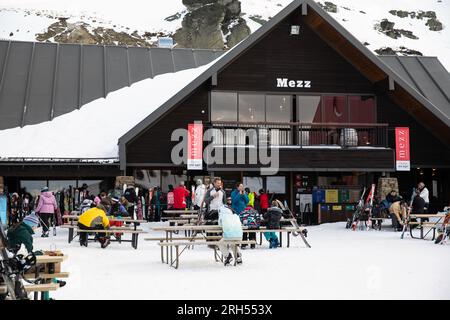 Inverno a Central Otago, nuova Zelanda Foto Stock