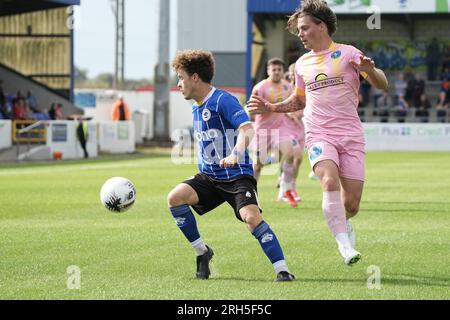 Chester FC contro Kings Lynn Town. 12.8.23 Deva Stadium. National League North. Chester FC 3 Kings Lynn Town 0. Foto Stock