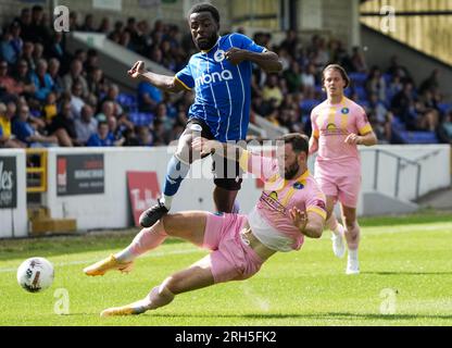 Chester FC contro Kings Lynn Town. 12.8.23 Deva Stadium. National League North. Chester FC 3 Kings Lynn Town 0. Foto Stock