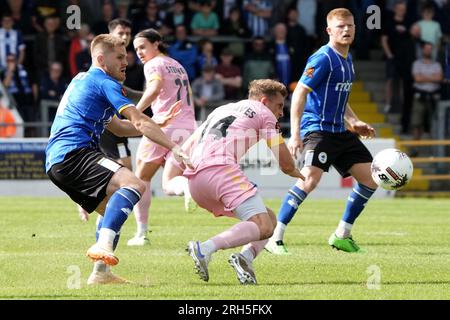 Chester FC contro Kings Lynn Town. 12.8.23 Deva Stadium. National League North. Chester FC 3 Kings Lynn Town 0. Foto Stock