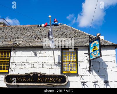 Admiral Benbow, Pub, Penzance, Cornovaglia, Inghilterra, REGNO UNITO, REGNO UNITO. Foto Stock