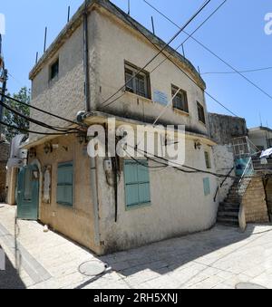 Zinati House nel villaggio di Peki'in, nella regione dell'alta Galilea, nel nord di Israele. Foto Stock