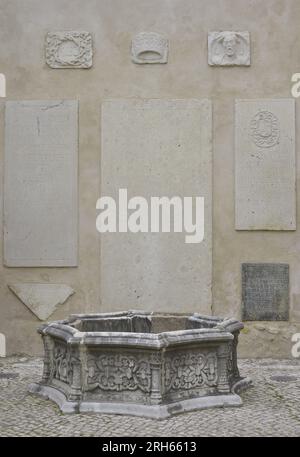 Fontana-serbatoio, 19th ° secolo (?). Provenienza sconosciuta. Museo Archeologico di Carmo. Lisbona, Portogallo. Foto Stock